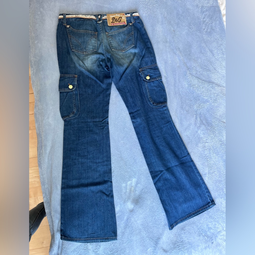 Dolce & Gabbana Blue Denim Jeans - Women's. Low-rise. - Picture 12 of 15